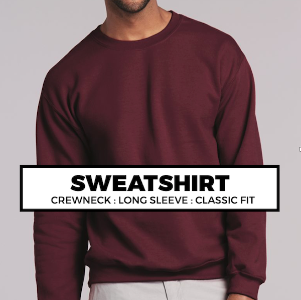 Crewneck Sweatshirt : Classic Style