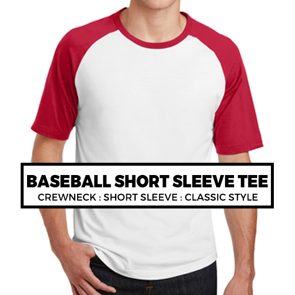 Short Sleeve Baseball Tee : Classic Style ⭐️