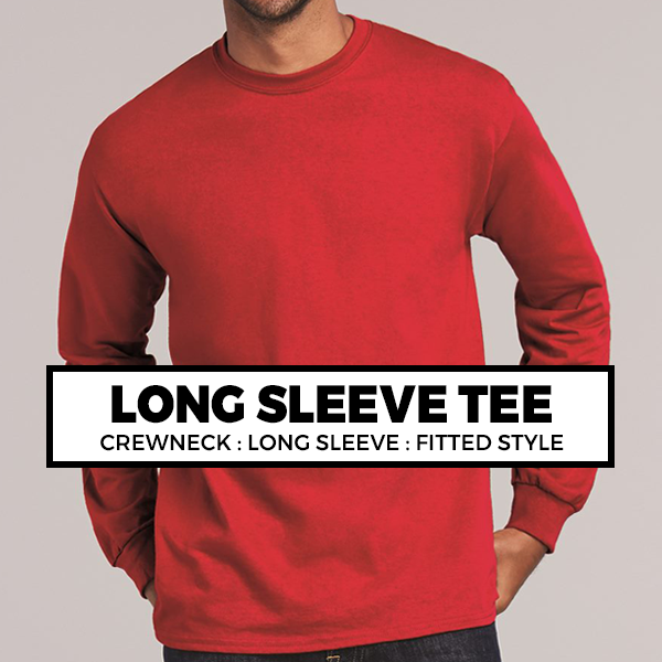Long Sleeve Crewneck Tee : Classic Style