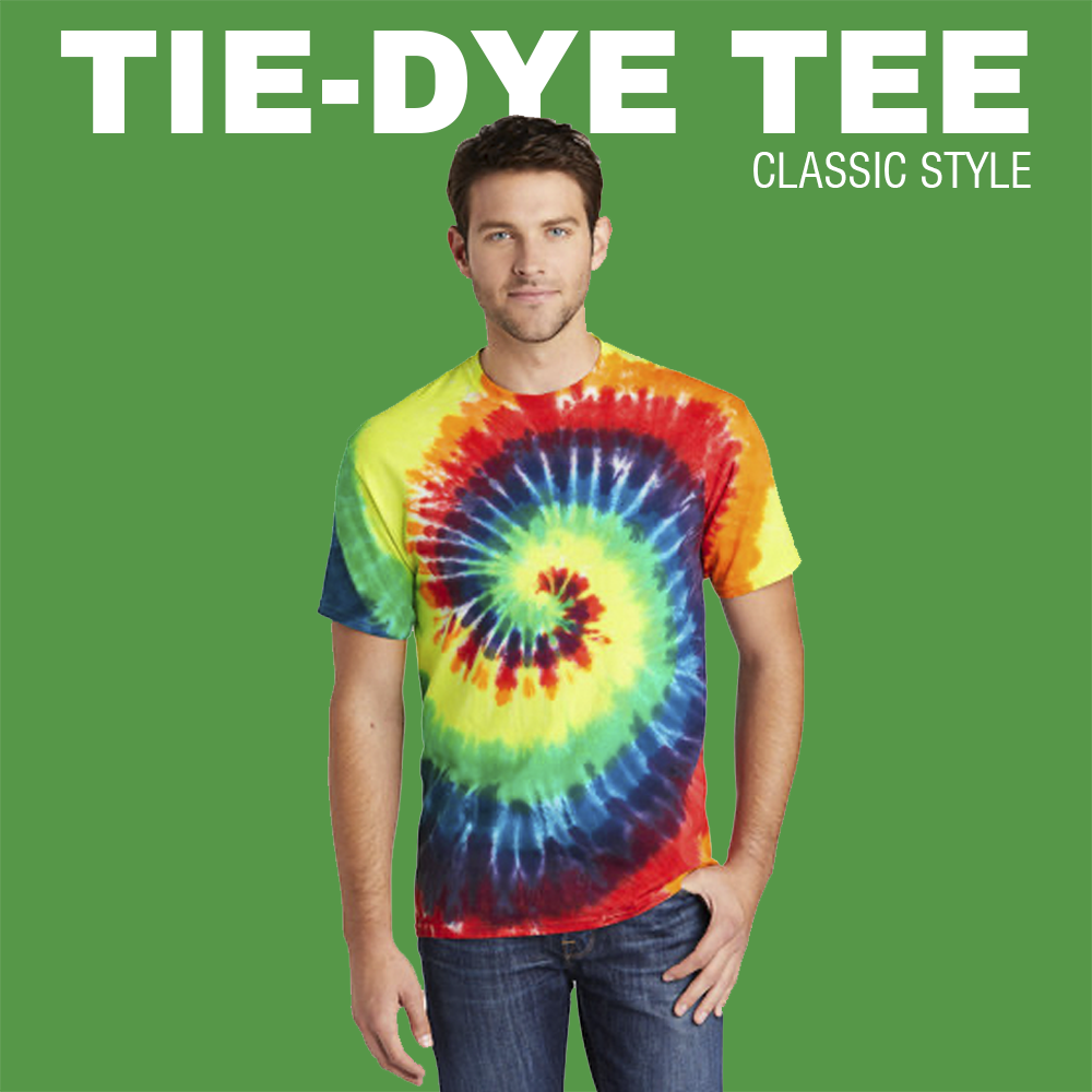 Tie-Dye Crewneck Tee : Classic Style ⭐️